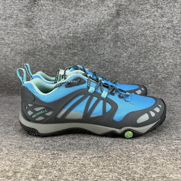 ✅Merrell Proterra Vim J57258 Blue Black Sea Shore Hiking Shoes Women’s 10 *STAIN - Picture 9 of 13